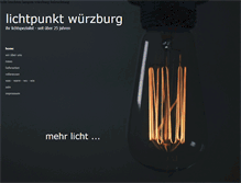 Tablet Screenshot of lichtpunkt-wuerzburg.de